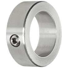 Climax Metal Setscrew Shaft Collar, Corrosion Resistant, Stainless Steel 316