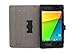 rooCASE Google Nexus 7 2013 FHD Case - (2nd Gen 2013 Model) Dual-View Multi-angle Stand Cover - BLACK (With Auto Wake / Sleep Cover)