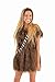Star Wars I Am Furry Chewbacca Chewie Juniors Brown Skater Dress Costume