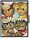 Retro Cats Cigarette or Credit Card Case Image