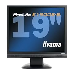Iiyama ProLite E1900S-B2 48,3 cm (19 Zoll) TFT Monitor, DVI / analog, schwarz / anthrazit (Kontrast 700:1, 2 ms Reaktionszeit)