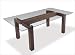 Kitchen & Housewares : Olivo & Godeassi 4012 Donatello Dining Table with Glass Top
