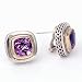 Sterling Silver/18K Gold 7.60 CTW Amethyst Earrings by Effy