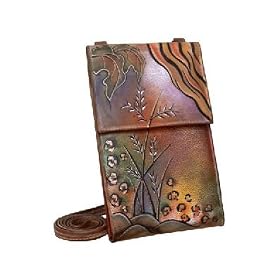 Buy Anuschka Bags HAND PAINTED Wallet-On-A-String #1029PS Ladies by Anuschka