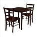 Groveland Dining Table with 2 Chairs - Antique Walnut