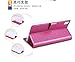Lenovo S850 Case, Silk Flip Leather Folio Case for Lenovo S850 S850T Wallet Pouch Skin Cover Phone Shell With Stand Function And Card Slot (Rose)