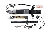 Jungle Survival Kit Knife- 11'' / Blk Cord