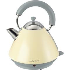 Morphy Richards 43694EE Wasserkocher creme Retro/ 2200 Watt / 1,5 L / kabellos / cr�me