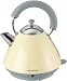 Morphy Richards 43694EE Wasserkocher creme Retro/ 2200 Watt / 1,5 L / kabellos / crème