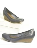 Produkt-Bild: 4815 Tamaris Leder Pumps blau mit Keilabsatz