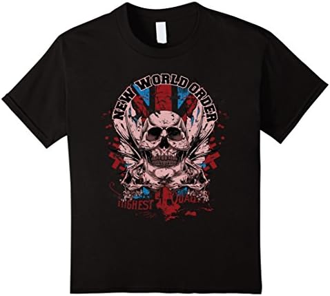 New World Order Tshirts - Kids 10 - Black