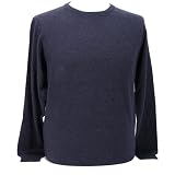 Royal Cashmere RC 900 Girocollo Uomo Dark Blue Crewneck Men's Sweater