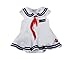 6-24m Baby Toddler Navy Sailor Short Sleeve Girl Dress