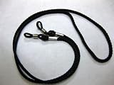 from BLACK SLIP 2 x BLACK NECK CORD LANYARD GLASSES STRAP SPECTACLE HOLDER
