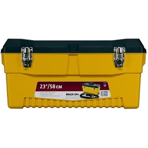Stack-On PY-23 23-Inch Pro Tool Box, Black/Yellow