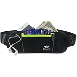 Woogwin Sports Running Waist Pack Runner Belt - Secure Comfortable Travel Money Belt for Iphones + Accessories for Men and Women, Hydration Belt for Running with Bottle, Armband (4.7") for Iphone 6 and Iphone 6s