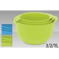 R�hrsch�ssel - Set, Sch�ssel, Teigsch�ssel, 3er-Packung, farblich sortiert