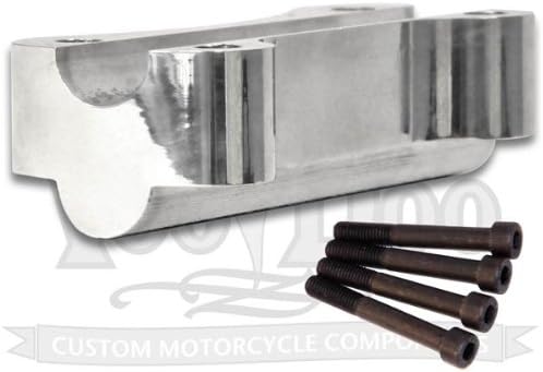 VOODOO V-MAX HANDLE BAR RISER +1 INCH POLISHED YAMAHA: V-MAX 1985-2007 # VHBRSVMXI5