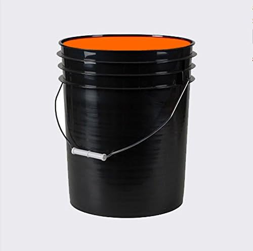 5-Gallon Semi Washable Neon Uv Glow Paint for Posters, Temporary Decorations, and More - Orange