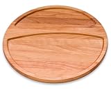 JK Adams Danish Tea Plate, Walnut