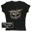 Iron Maiden - Glitter Mask Ladies T-Shirt