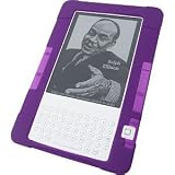 Purple Silicone Skin Cover for Amazon Kindle 2