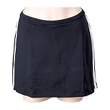 Womens Adidas Striped Synergy Skirt - Black/White