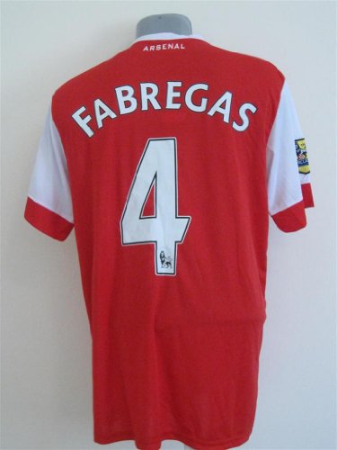Fabregas Arsenal 10/11 Home Soccer Jersey Size Large