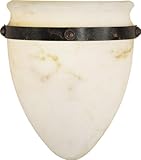 IMAGE OF Murray Feiss WB1171PAL One-Light Alhambra Wall Bracket, Palladio with Sienna Cast Alabaster Stone Shade