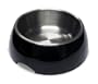 Petmate Stainless Style Bowl Medium, Black/Stainless Steel