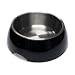 Petmate Stainless Style Bowl Medium, Black/Stainless Steel