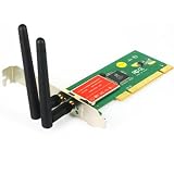 300 MBPS Wireless PCI LAN PC Adapter Card 802.11N WiFi