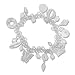 Sterling Silver Pearl Filigree Design Charm Bracelet by Sajen, 8