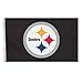 Fremont Die NFL Pittsburgh Steelers 3' x 5' Flag with Grommets, 3 x 5-Foot, Logo