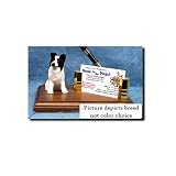Border Collie (Black) Desk Set