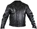 Men's Zipper-Side Motorcycle Cruiser Jacket