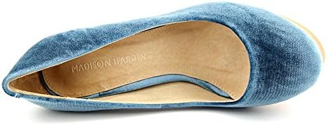 Madison Harding Women's Spock Platform Pump,Dust Velvet,8 M US