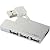 ロアス 4ポートUSB2.0ハブ バスパワー シルバー 『極薄』薄さわずか9mmの超ミニサイズ UH-2234SL
