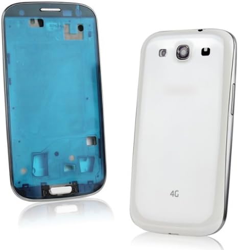 Genuine OEM Full Housing Cover Case Replacement Part for Samsung Galaxy S3 4G GT-I9305 White