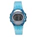 Unisex Women's Men's Girls Lady Boys Electronic Digital Sports Wrist Watch Silicone Watchband Band Blue