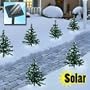 2 Solar Christmas Path Trees