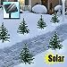 2 Solar Christmas Path Trees
