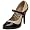 Black/Cream Patent