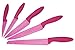 Chef's Star 6 Piece Pink Marble Kitchen Knife/Pink Handles