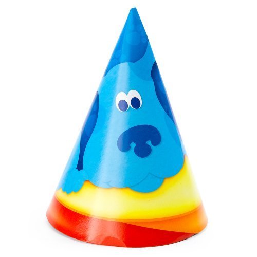 Blue's Clues Party Cone Hats (8ct)