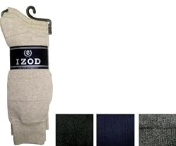 Izod Men's Window Pane Socks, 3 Pair Pack