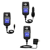 Deluxe Kit for the Sony Ericsson z710c includes a USB cable with Car and Wall Charger - Gomadic Brand w/ TipExchange Technology