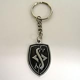 Silvia Logo - Keychain - Black