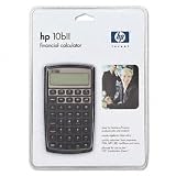 HEWLETT-PACKARD 10bII Financial Calculator, 12-Digit LCD (Case of 2)
