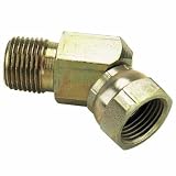 Buyers 1/2in. F NPSM x 1/2in. NPTF 45 Degree Swivel Adapter